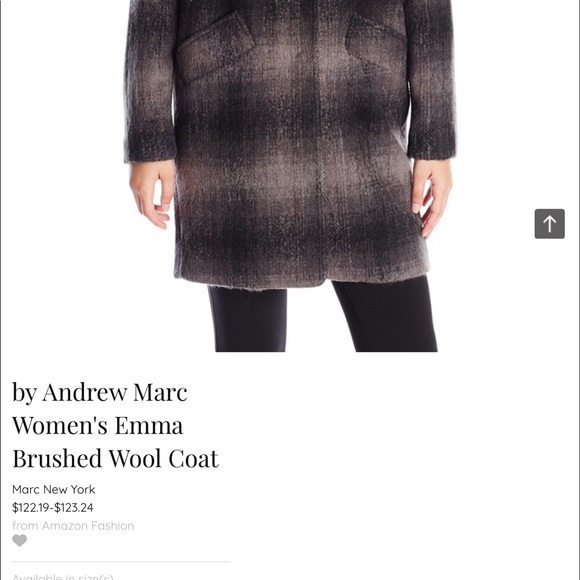 Last one 🦢Andrew Marc Womens Ema brushed woolcoat - Picture 2 of 8